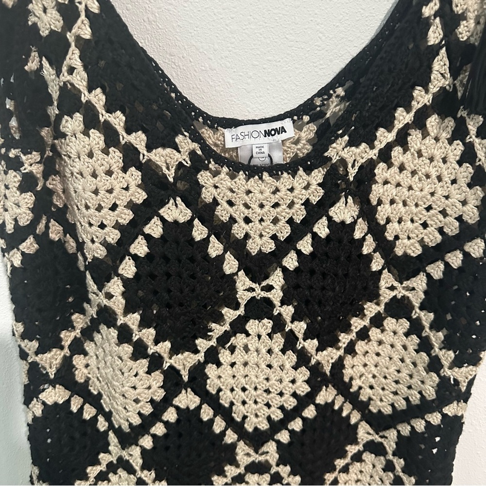Rachel Crochet Mini Dress - Picture 5 of 6